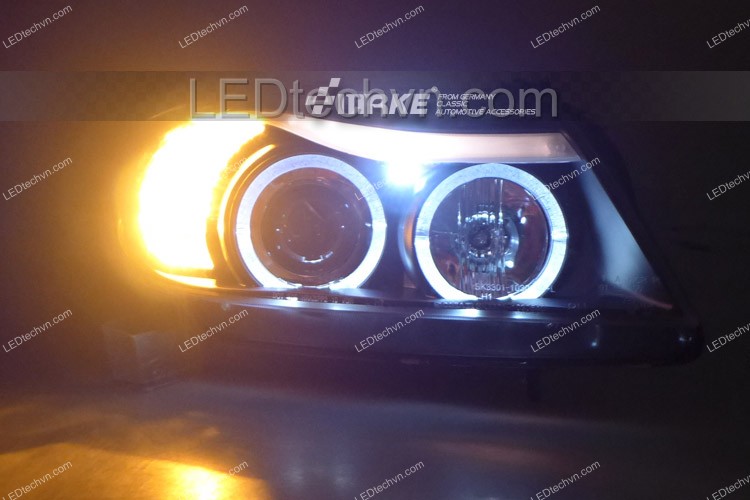 Đèn pha độ LED nguyên bộ cả vỏ cho xe BMW E90 (06-09)