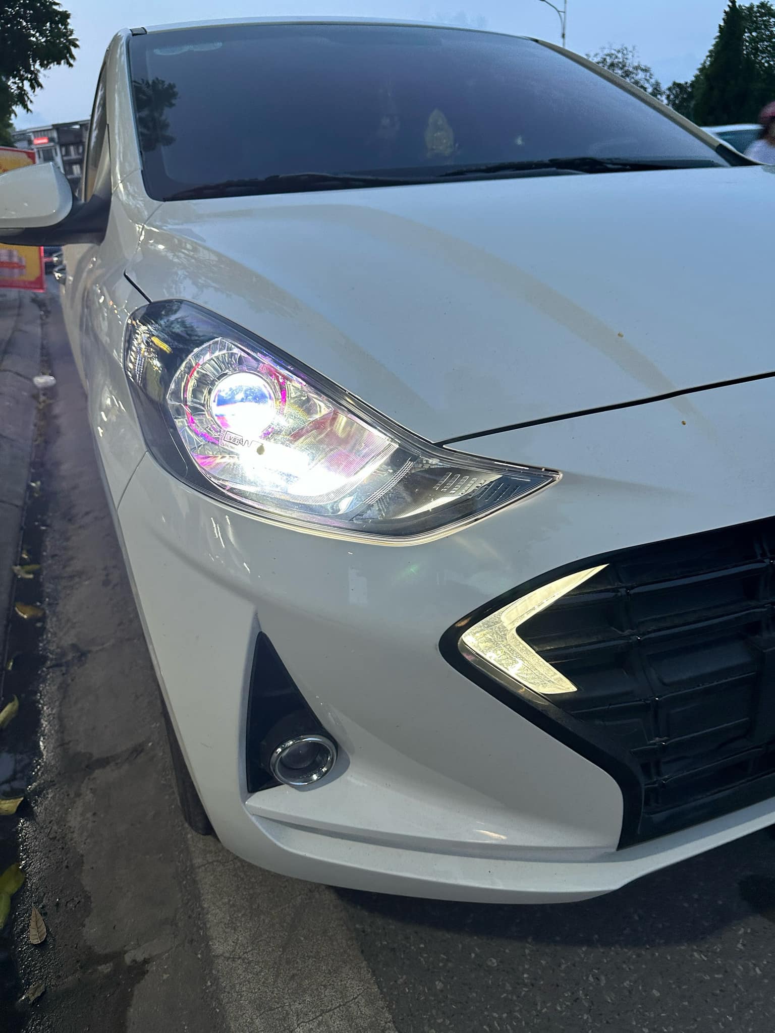 Độ đèn Hyundai I10 2022 với Bi Led KUS 7TH Laser