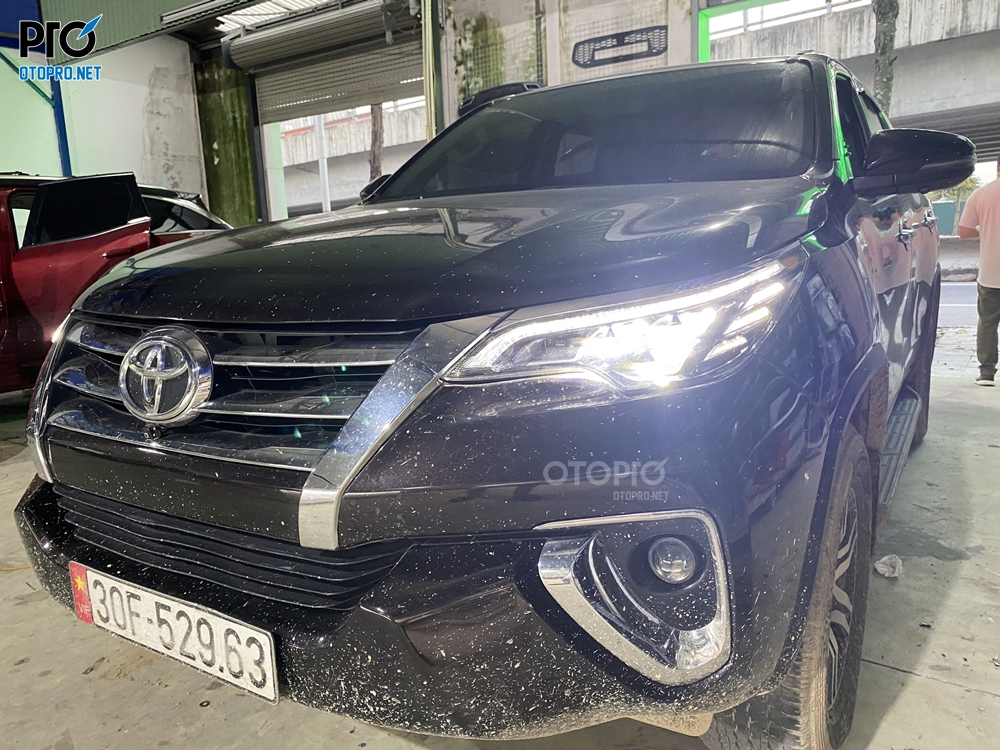Độ Đèn Toyota Fortuner 2019 Với Đèn Pha Độ Full Led Nguyên Bộ
