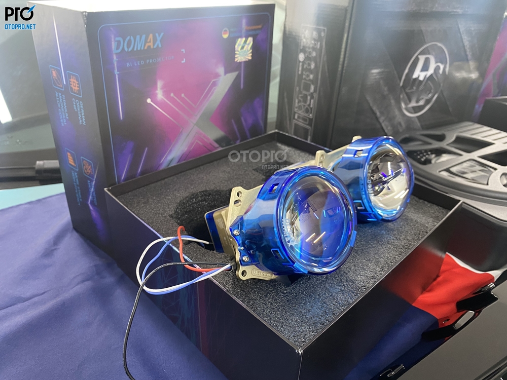 Độ đèn Vinfast Lux A 2020 với Bi Led Domax X-LED Pro