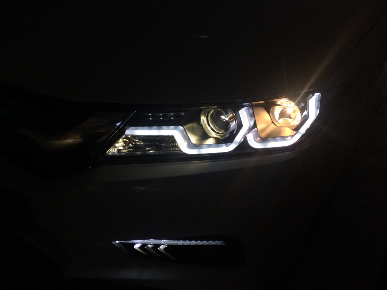 Honda City 2016 lắp đèn nguyên bộ