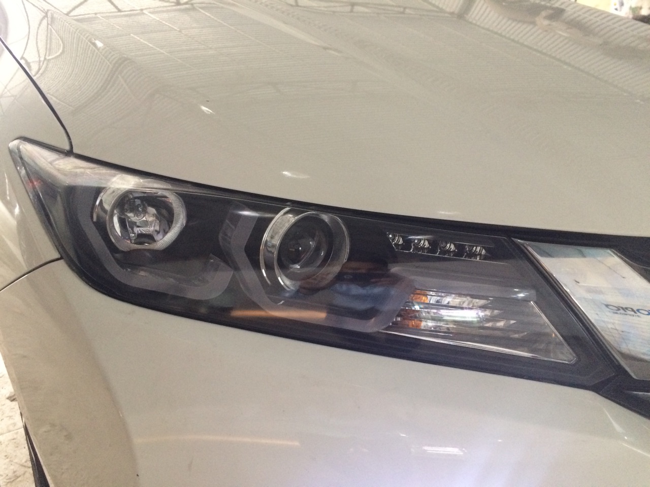 Honda City 2016 lắp đèn nguyên bộ