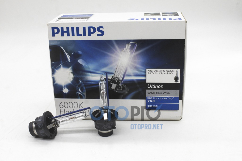 Bóng đèn xenon chân D2S ánh sáng 6000k chính hãng Philips cho xe Honda Civic