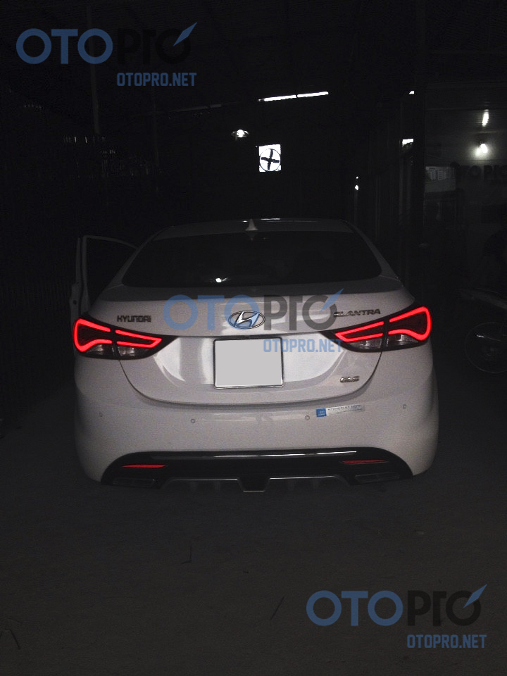 Đèn hậu độ LED nguyên bộ cho xe Elantra 2014 mẫu Mobis