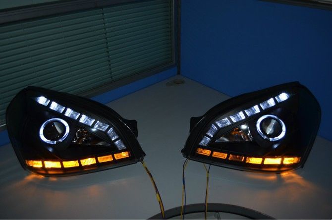 Đèn pha độ LED nguyên bộ cho xe Hyundai Tucson 2004-2008