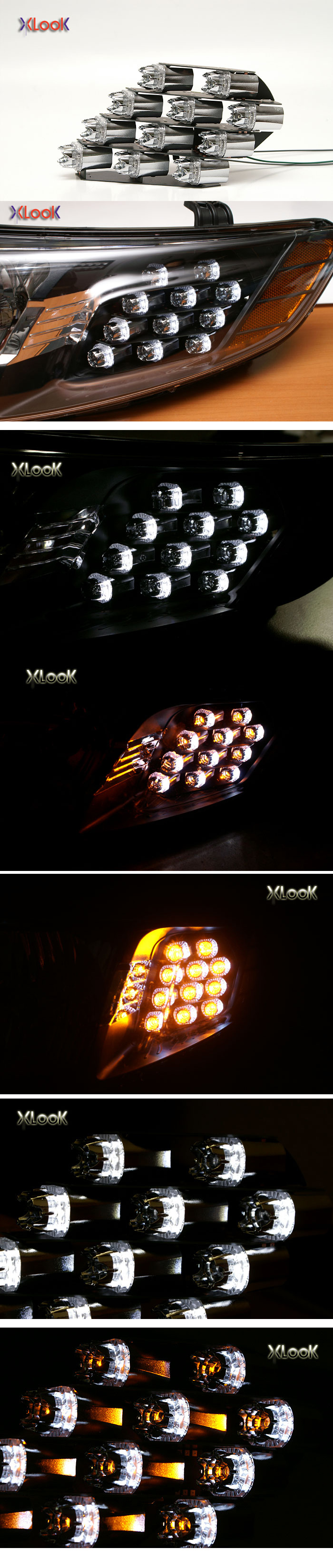 Module xi nhan LED 2 sắc mẫu Xlook cho Forte