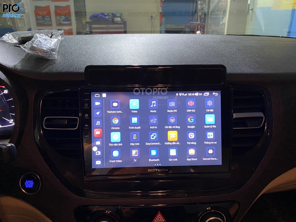 Màn hình android ô tô Gotech GT6 New cho Hyundai Accent 2021