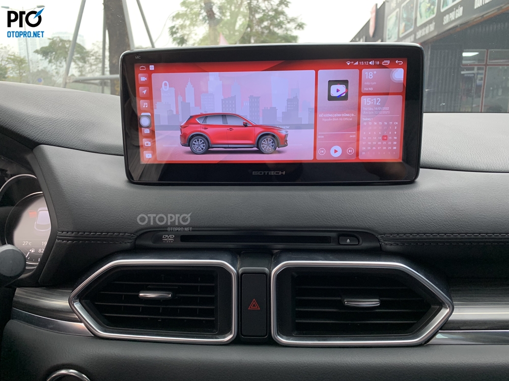 Lắp màn hình android Mazda CX5 2019 với màn hình Gotech GT Mazda PRO