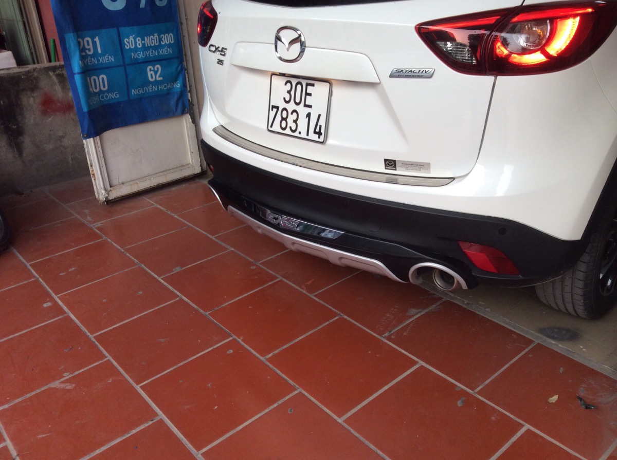 Mazda Cx5 2017 ốp mắt ca lăng và cản trước sau