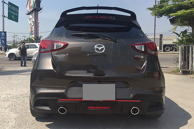 Body Kits Mazda 2 (2015) Mẫu Driver 68  5 Cửa