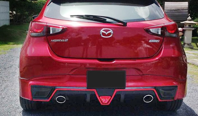 Body Kits Mazda 2 (2015) Mẫu Sport Racing 5 Cửa