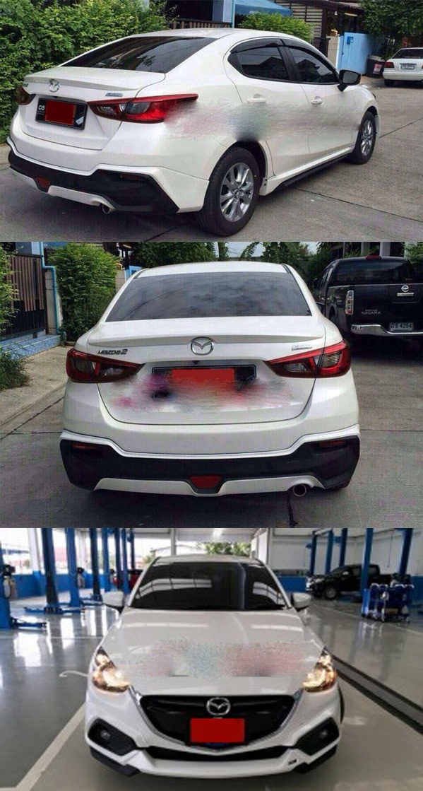 Bodylips xe Mazda 2 2015 Sedan mẫu Ideo