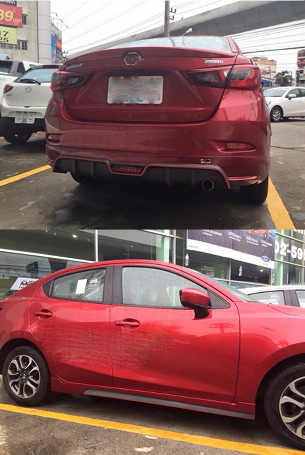 Bodylips cho xe Mazda 2 2015 All New mẫu KS