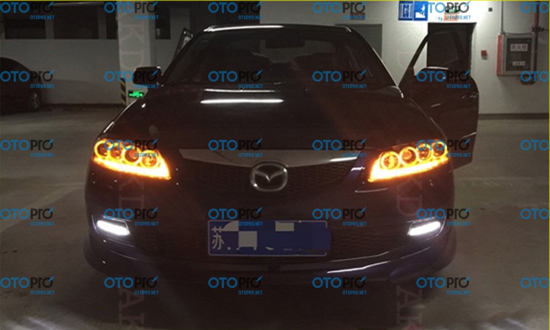 Đèn pha độ LED nguyên bộ cho xe Mazda 6 đời 2003-2013