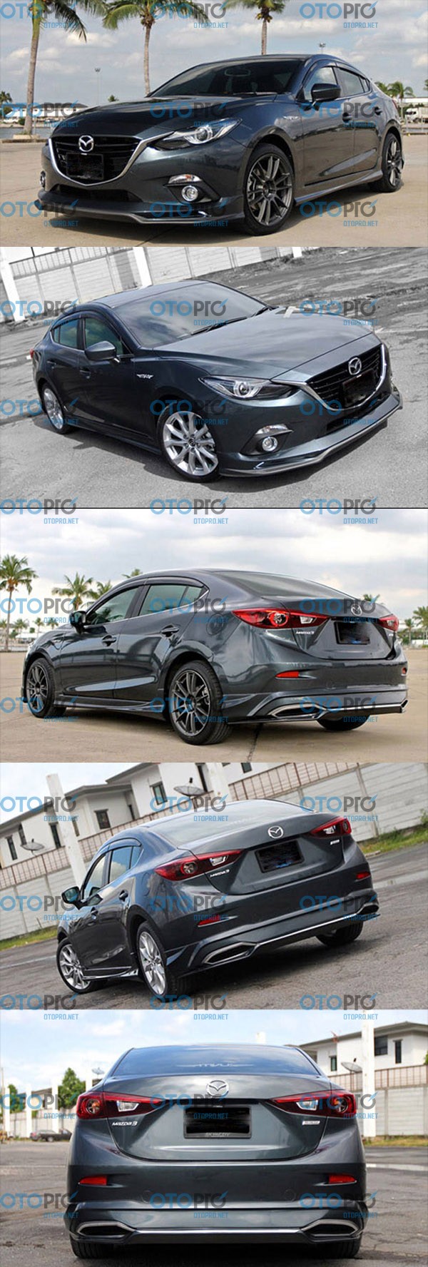 Bodylip cho Mazda3 All New 2015-2016 mẫu Ativus