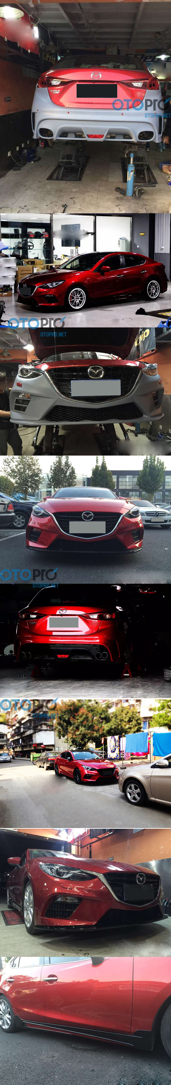 Body kit cho Mazda 3 All New 2015-2016 mẫu A Power
