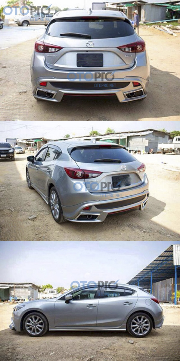 Bodylips cho xe Mazda 3 2015 Hatchback mẫu Amotriz