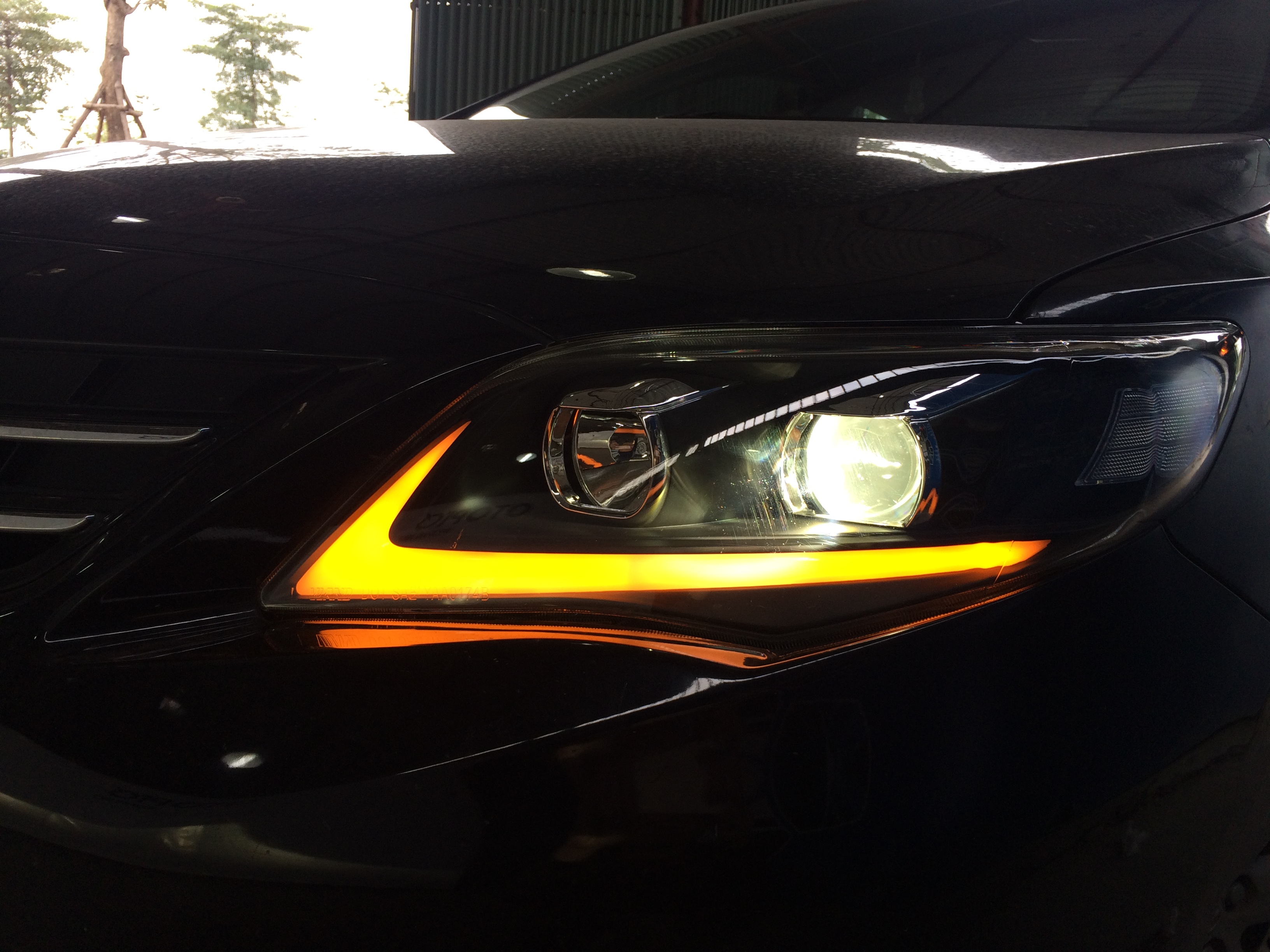 Altis 2013 thay đèn NB mẫu Lexus