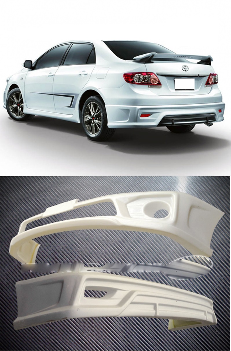 Bodylips cho xe Toyota Altis 2011-2012 mẫu TRD